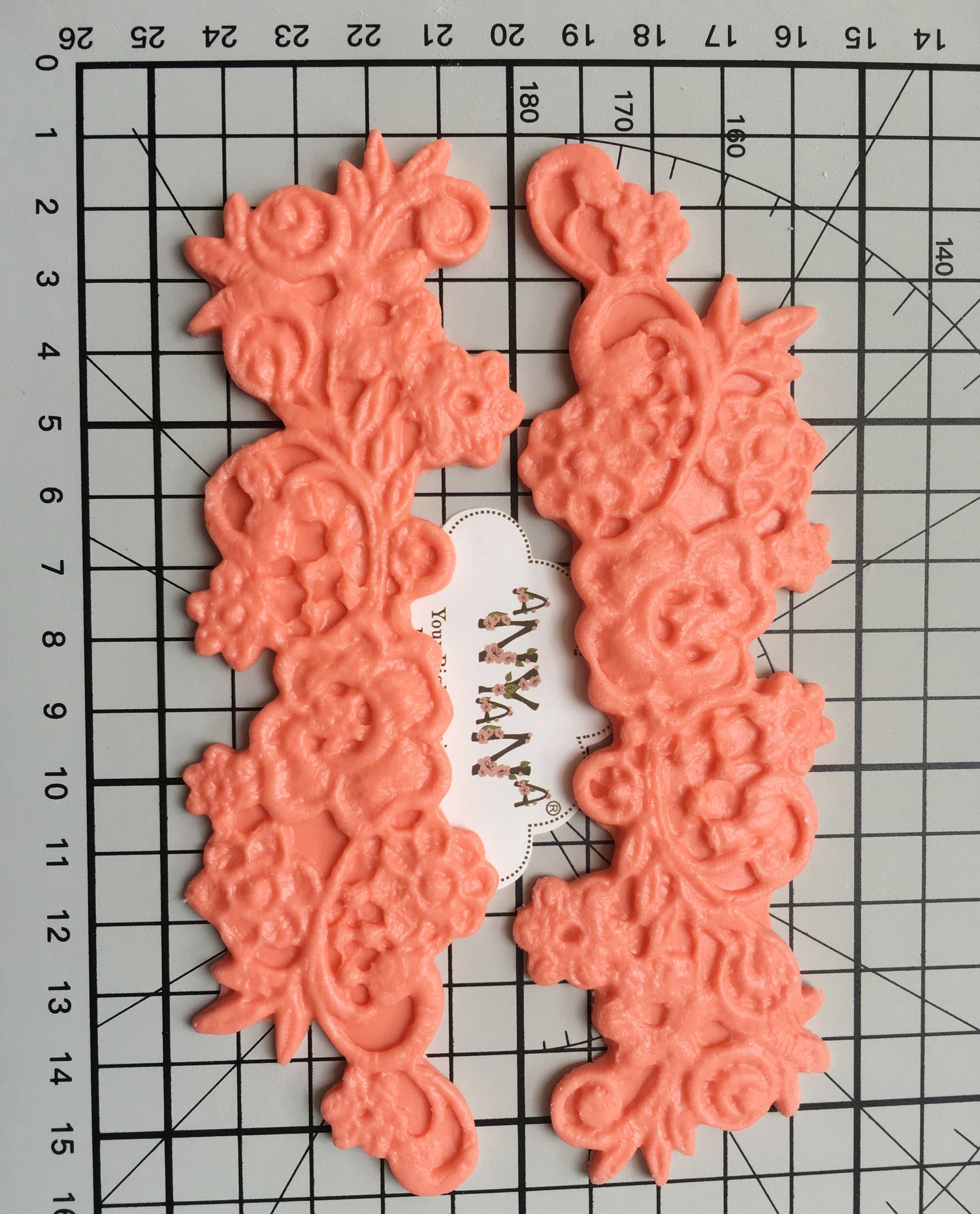 Anyana flower sugar edible vine royal lace wedding cake silicone Embossing Mould fondant impression mat decorating Medallion mold gum paste cupcake topper icing candy imprint sugarcraft mould set of 3