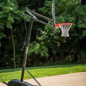 Silverback NXT Portable Adjustable 10ft Outdoor Basketball Hoop - 50" and 54" Basketball Goal Backboard Available - Assembles in 90 Minutes