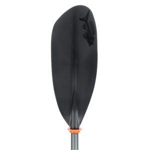 attwood 11758-2 vibrant asymmetrical paddle, length-adjustable, 7 to 7 ½ feet long, black blades, kayaking