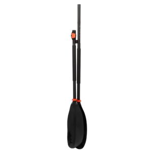 Attwood 11758-2 Vibrant Asymmetrical Paddle, Length-Adjustable, 7 to 7 ½ Feet Long, Black Blades, Kayaking