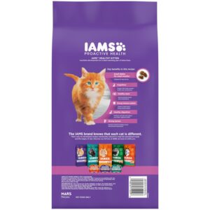 IAMS PROACTIVE HEALTH Healthy Kitten Dry Cat Food with Chicken Cat Kibble, 3.5 lb. Bag