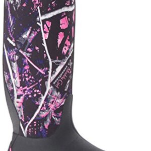 Muck Boots Hale Multi-Season Women's Rubber Boot, Black/Muddy Girl Camo, 7 M US