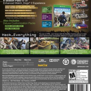 Watch Dogs 2: Gold Edition (Includes Extra Content + Season Pass subscription) - Xbox One