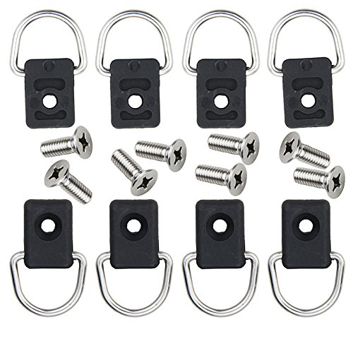 UP100 10PCS D Ring for Kayak Boat Canoe Fitting Stainless Steel