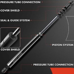 A-Premium Hood Lift Supports Shock Struts Replacement for Dodge Ram 1500 2500 3500 5500 2002-2010 2-PC Set