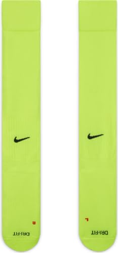 Nike Classic II Cushion Over-the-Calf SOCKS SX5728 702 (yellow, LARGE)