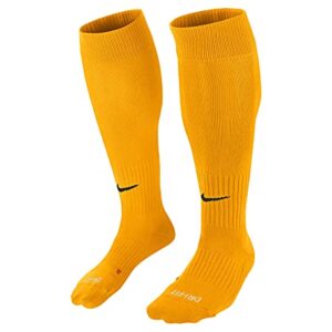 Nike Classic II Cushion Over-The-Calf Soccer Football Socks (Large, University Gold/Black)