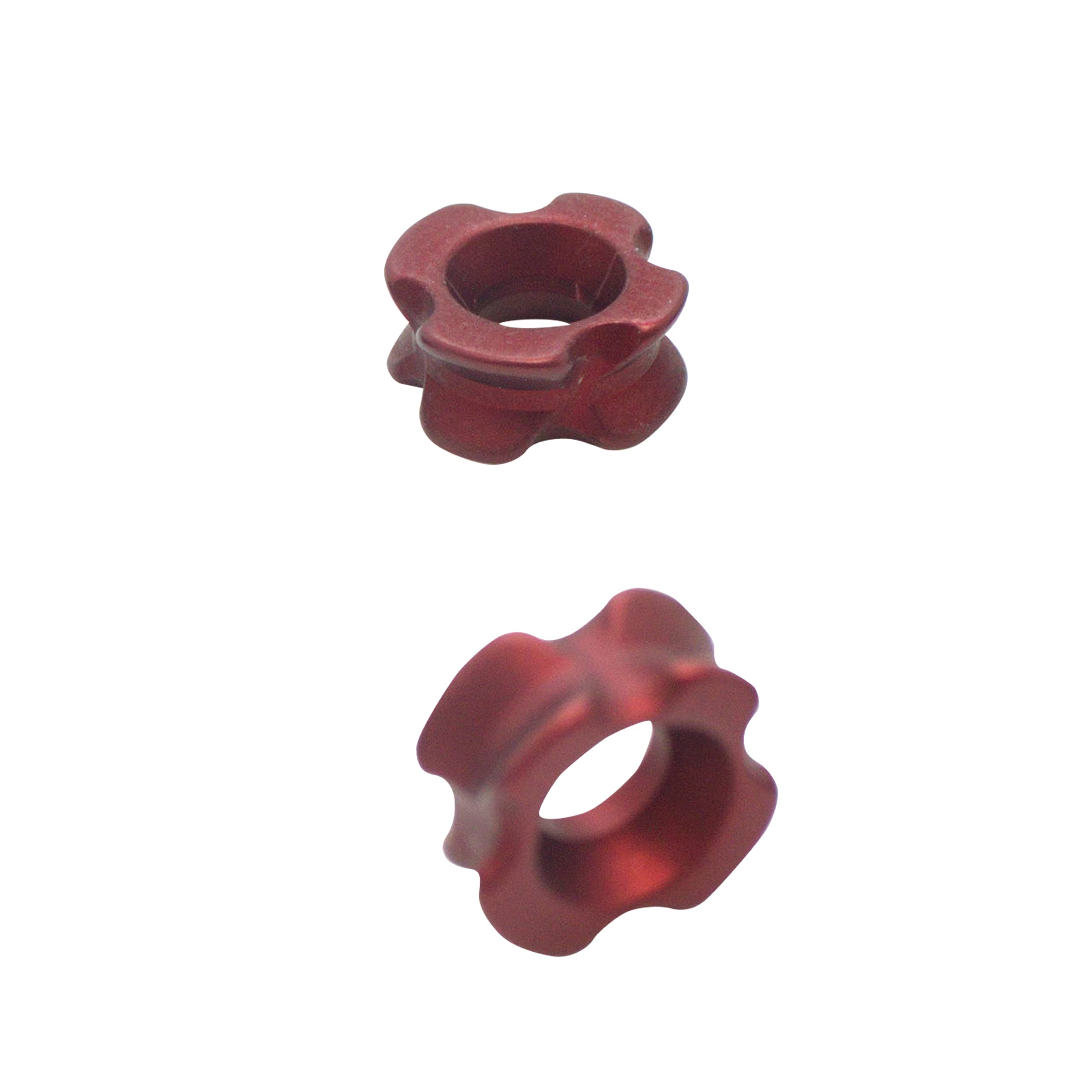 Southland Archery Supply SAS Aluminum Peep Sight for Archery Compound Bow - 2/Pack (Red, 3/16 in)