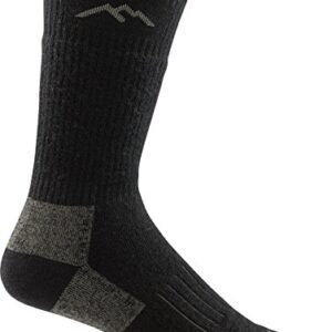 Darn Tough Hunting Sock (2012), Charcoal, Large | Midweight with Full Cushion | Made in The USA | Boot Height