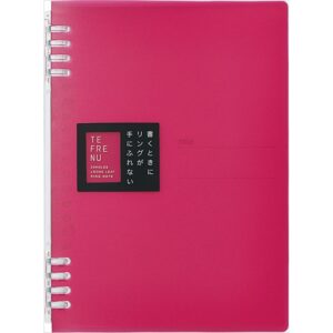 キングジム(Kingjim) KING JIM 9854TTE TEFRENU Ring Notebook, A5, Pink