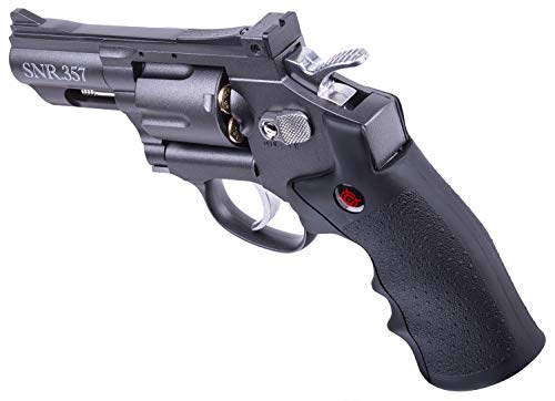 Crosman SNR357 Snub Nose .177-Caliber Pellet/ BB CO2-Powered Revolver