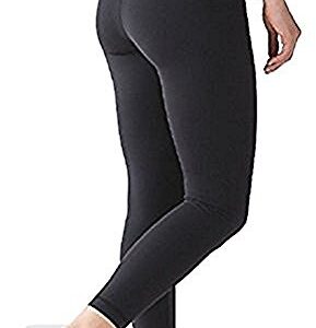 Lululemon High Times Pant Full On Luon 7/8 Yoga Pants (Black, 4)