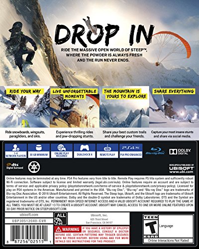 Steep - PlayStation 4 Standard Edition