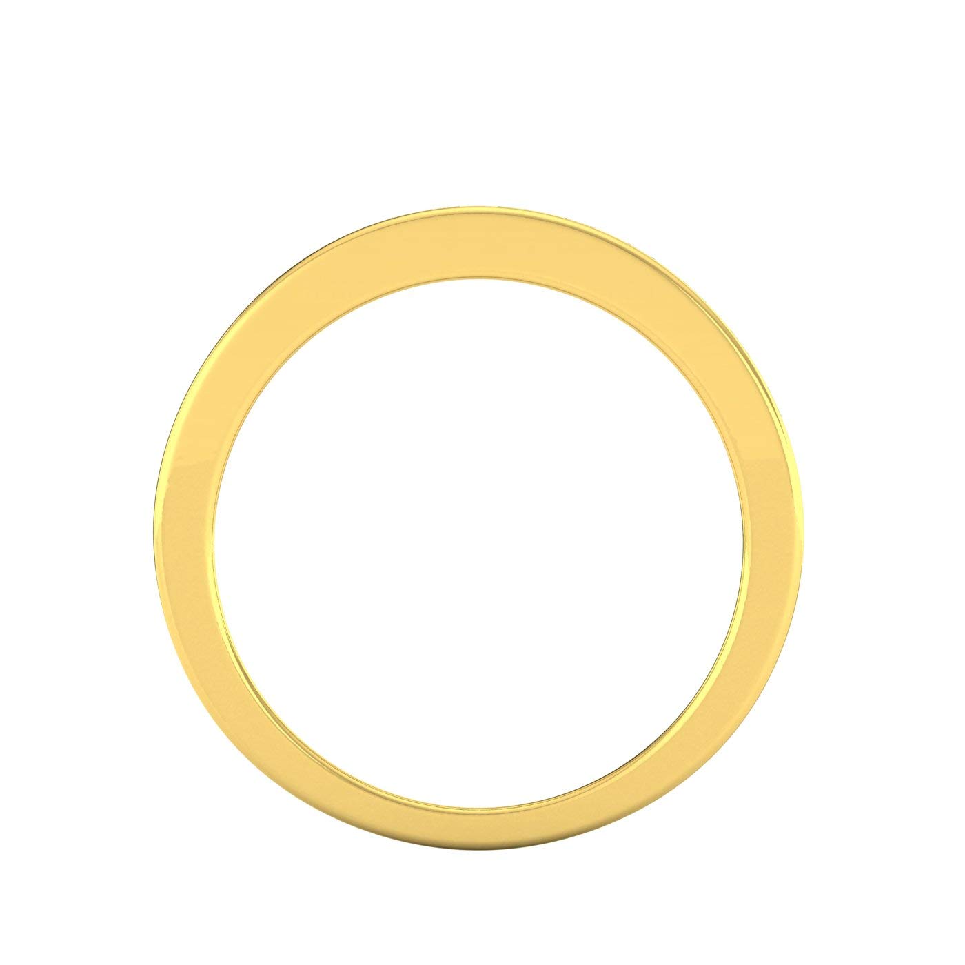 1/2ctw Diamond Channel Wedding Band in 10k Yellow Gold (H-I, I2-I3, Size 6)