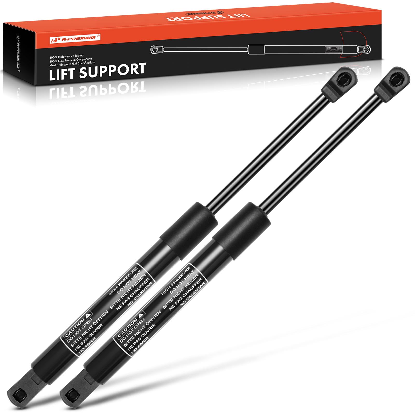 A-Premium Hood Lift Supports Shock Struts Replacement for Ford Crown Victoria Grand Marquis 1998-2011 2-PC