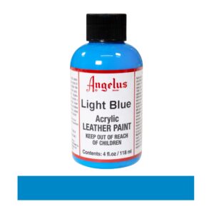 Angelus Acrylic Leather Paint, 4 Fl Oz (Pack of 1), Light Blue