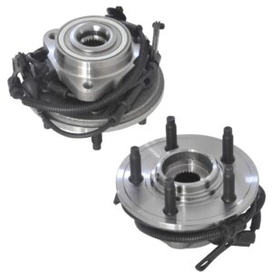 DRIVESTAR 515078 New Front Left or Right Wheel Hub & Bearing Assembly for Ford Explorer 2006-2010/Explorer Sport Trac 07-10, for Mercury Mountaineer 06-10 (pair)