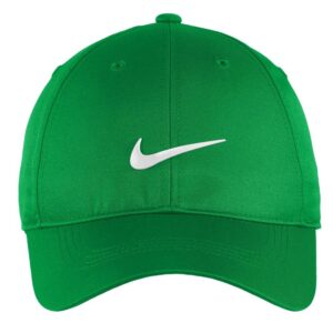 nike authentic dri-fit low profile swoosh front adjustable cap - green