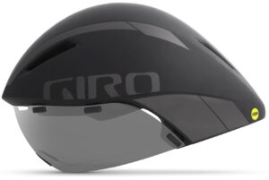 giro aerohead mips bike helmet - black/titanium medium