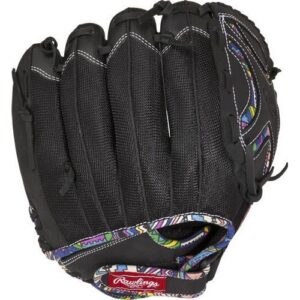 Rawlings Sporting Goods CL120B Champion Lite Series Gloves with Basket, Right Hand, 12", Black