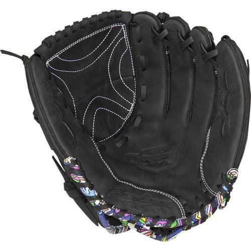 Rawlings Sporting Goods CL120B Champion Lite Series Gloves with Basket, Right Hand, 12", Black