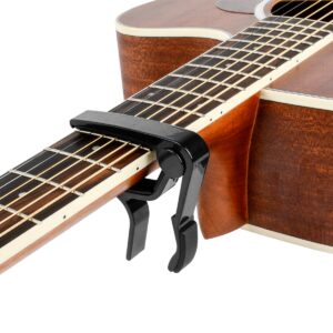 6-String Acoustic & Electric Guitar Capo- Single Handed Capo (MA-12-F)