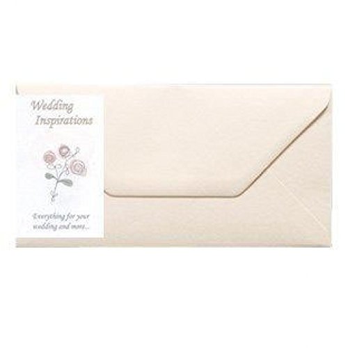 Craft UK Limited DL Blank Envelopes Ivory Cream - per Pack of 50