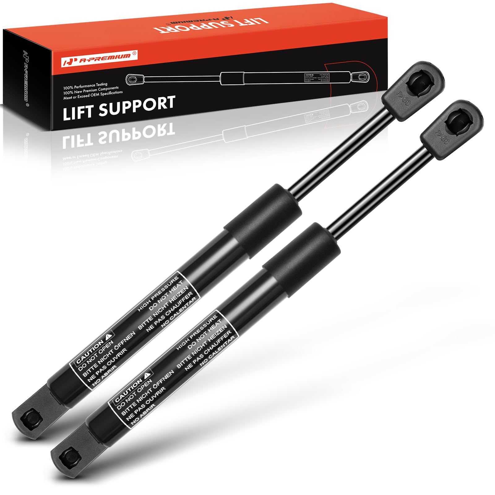 A-Premium Front Hood Lift Supports Shock Struts Compatible with Select Ford and Mercury Models - Explorer 1991-2001, Mountaineer 1997-2001, Sport Utility - Replace# F67Z16C826AA(2PC Set)