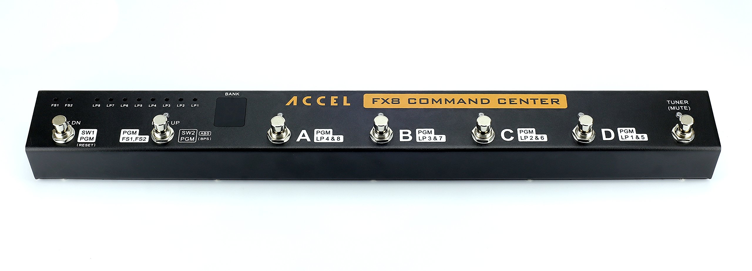 Accel FX8 Command Center, Guitar Effects 8 Loop Switcher Programmable Pedal Controller