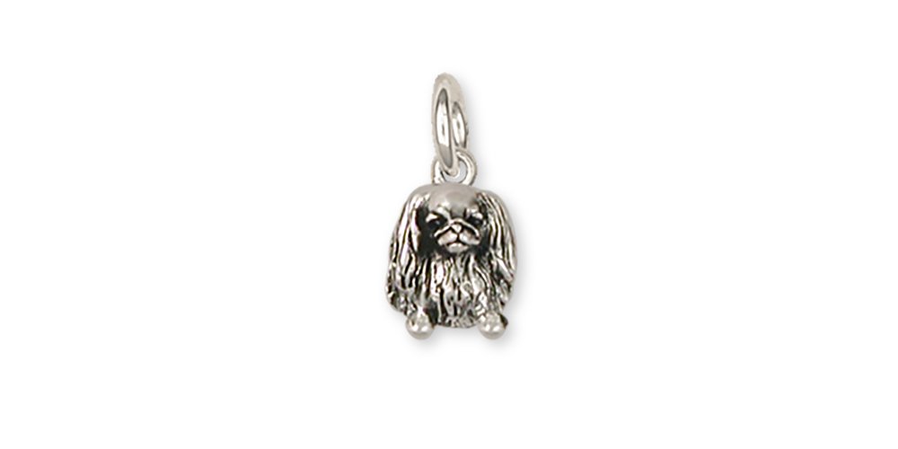 Esquivel and Fees Pekingese Jewelry Sterling Silver Pekingese Charm Handmade Dog Jewelry PK9-C