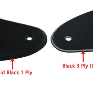 KAISH 13 Hole P Bass Style Pickguard PB Scratch Plate Bass Pickguard for USA/Mexico Precision P Bass Black 3 Ply