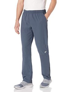 speedo men's pants full length tech team warm up , granite, medium