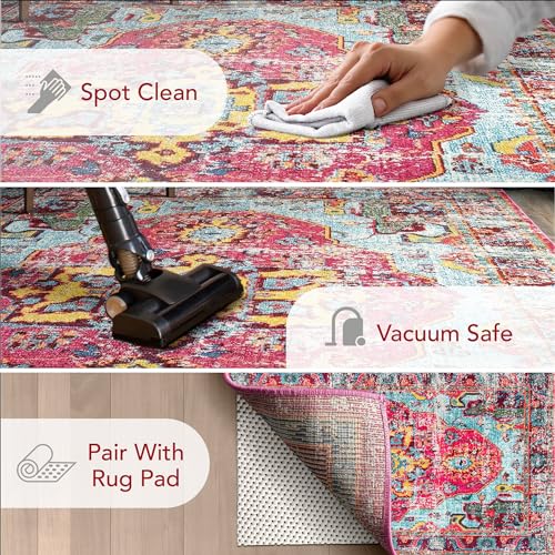 nuLOOM Corbett Vintage Bohemian Area Rug, 3x5, Multi