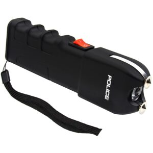 POLICE Stun Gun with LED Flashlight - 928 (Black)