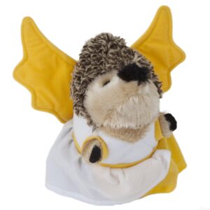 petmate zoobilee angel heggies plush dog toy