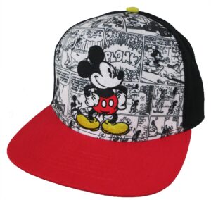 disney mickey mouse comics adult baseball cap [6013] red and black