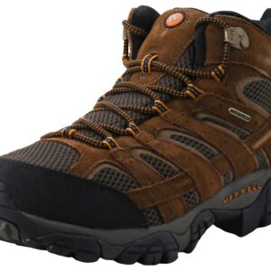 Merrell Men's Moab 2 Mid Waterproof Hiking Boot, Earth, 10 M US