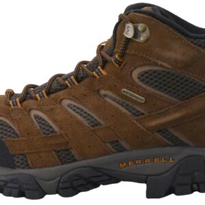 Merrell Men's Moab 2 Mid Waterproof Hiking Boot, Earth, 10 M US