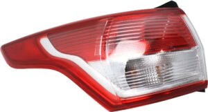 evan fischer driver side, outer tail light compatible with 2013-2016 ford escape - fo2800229