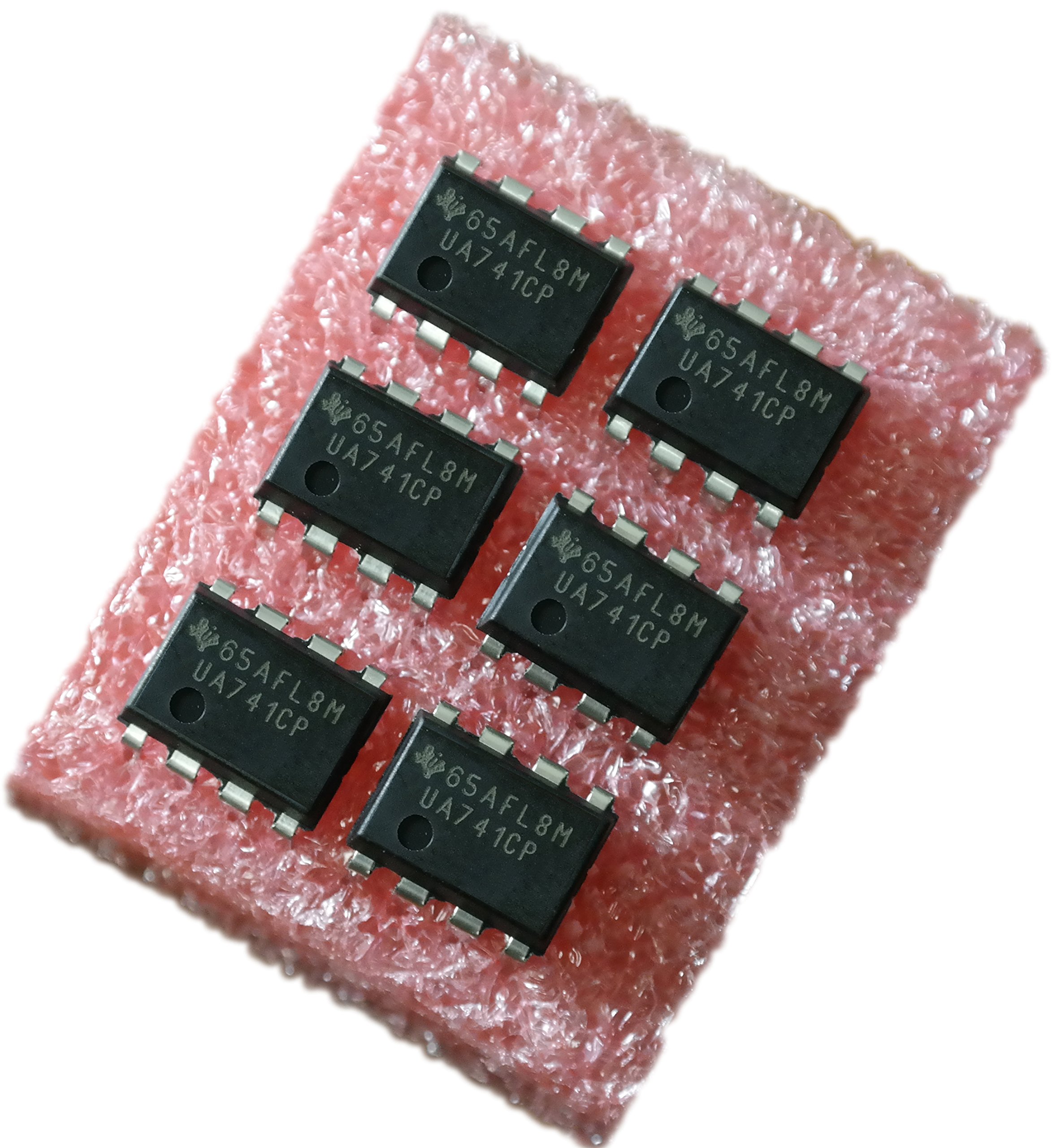 Texas Instruments (( 6 Pieces )) UA741CP IC OPAMP GP 1MHZ SGL LP 8DIP 741 UA741, IC OPAMP GP 1MHZ 8DIP, Linear - Amplifiers - Instrumentation, OP Amps, Buffer Amps