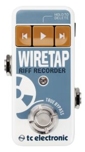 tc electronic wiretap riff recorder pedal