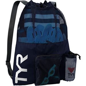 TYR Big Mesh Mummy Backpack, Navy, One Size