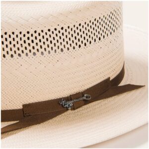 Stetson Men's Open Road 10X Vented Straw Cowboy Hat, Toast - 7 1/4