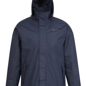 Mountain Warehouse Fell Mens 3 in 1 Water Resistant Jacket - Winter Navy Large