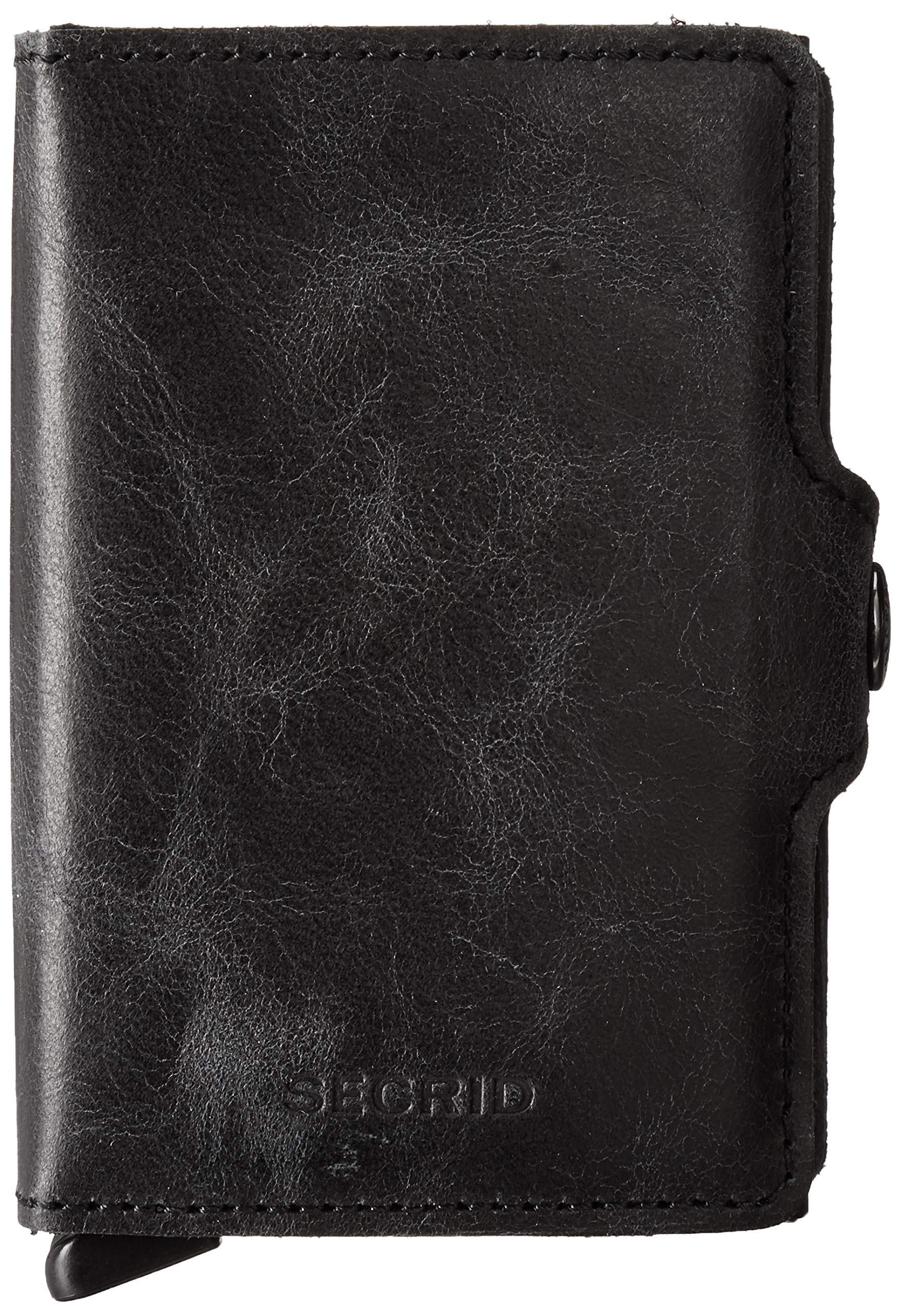 SECRID - Secrid Twin Vintage Black Leather With Black Card Protector Wallet