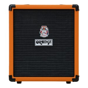 orange crush bass 25 25w 8" bass guitar amplifier and speaker combo, orange