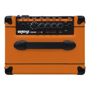 Orange Crush Bass 25 25W 8" Bass Guitar Amplifier and Speaker Combo, Orange