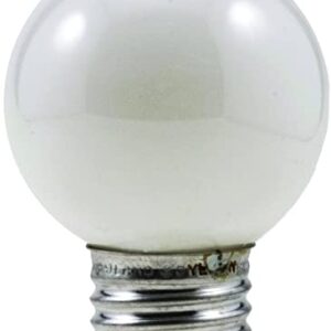 Sylvania Incandescent 25W G16.5 Globe Light Bulb, E26 Medium Base, 2850K Warm White Frosted Finish, 2 Count (Pack of 1)