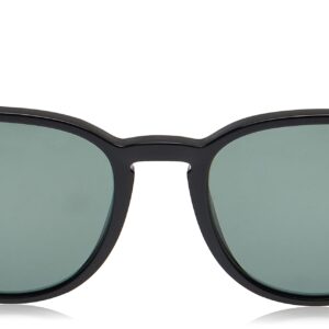 Ray-Ban RB4259F Low Bridge Fit Round Sunglasses, Black/Dark Green, 53 mm