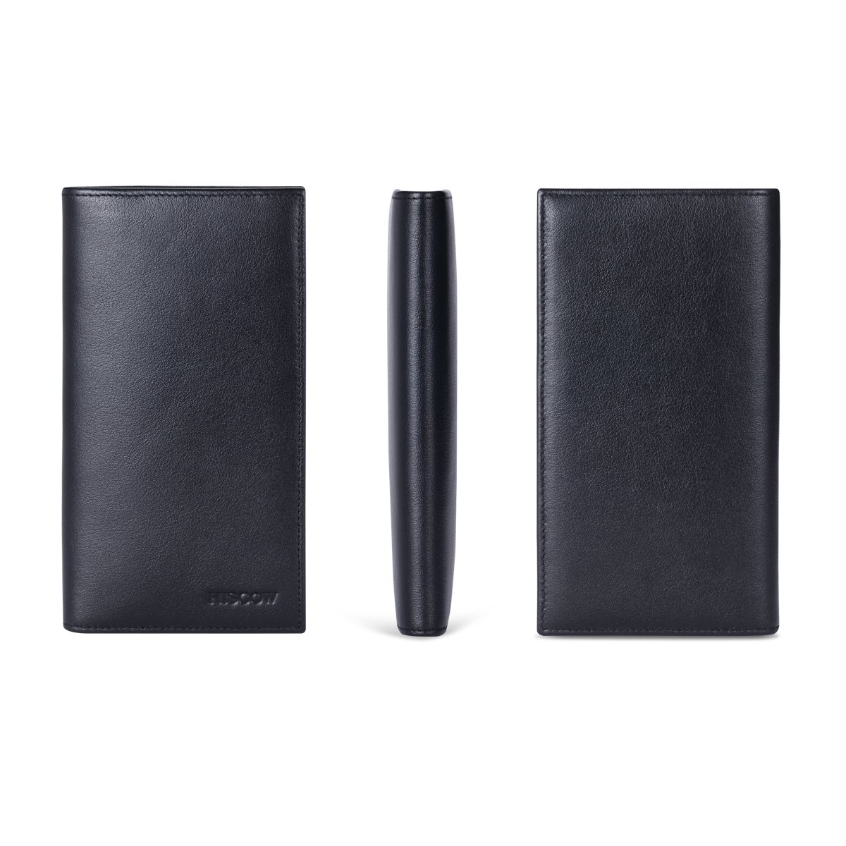 HISCOW Minimalist Checkbook Cover - Full Grain Leather